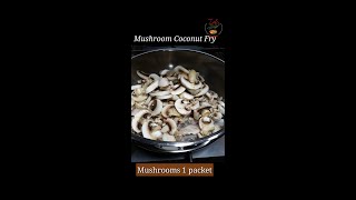 Mushroom Fry  shorts  Goan Mushroom Recipe  How to cook mushrooms [upl. by Lotsirb]