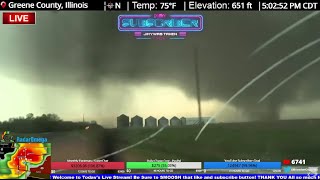 Barnsdall Oklahoma Tornado  Live Stream Archive [upl. by Avin579]