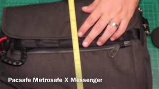 BagInOut Pacsafe Metrosafe X Messenger  juanminuteshot teykjuan [upl. by Nyre567]