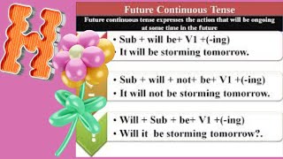 English future continuous tense2024 [upl. by Atteynot]