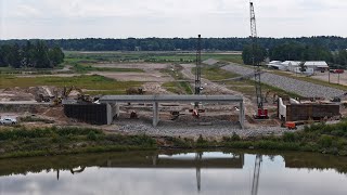 M30 Bridge Construction Update — July 17 2024 [upl. by Alejandra]