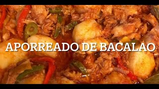 Como hacer aporreado de bacalao o Enchilado de Bacalao [upl. by Nestor]