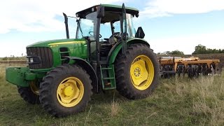 John Deere 6125D 3 with Baldan NVCR 40 disc harrow  3tractors [upl. by Oreste]