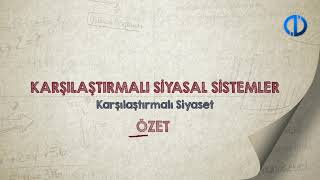 KARŞILAŞTIRMALI SİYASAL SİSTEMLER  Ünite 1 Konu Anlatımı 1 [upl. by Ahsain564]