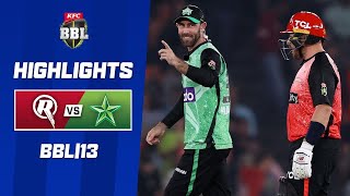 Melbourne Renegades v Melbourne Stars  BBL13 [upl. by Claretta565]