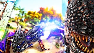 ARK Survival Evolved  EPIC CYBORG WYVERN ANTINODE MOD amp ZIPLINE amp NUDE MOD  Gameplay [upl. by Widera]