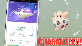 Shiny TOGEKISS on Pokemon Go  This time Guaranteed shiny Togetic in pokemon go [upl. by Bellanca648]