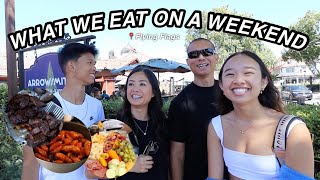 WHAT WE EAT IN A WEEKEND ON VACATION  VLOG  The Laeno Family [upl. by Aimo99]