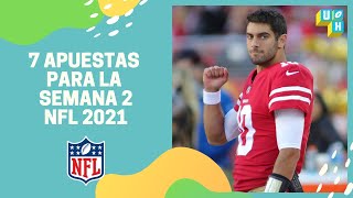 Pronósticos de apuestas NFL 2021  Semana 2 [upl. by Jeffie809]