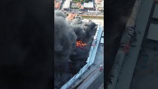 Incêndio de grandes proporções atinge loja Vem Ki Tem Atacarejo na Avenida Guajajaras em São Luís [upl. by Stockton]