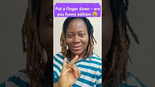 No much sense of humour 😂 fingerdownchallenge putyourfingerdown funny fingerdown memes forfun [upl. by Asel]