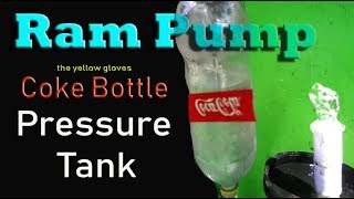 how to make ram pump pressure tank with coke bottle [upl. by Epuladaugairam329]