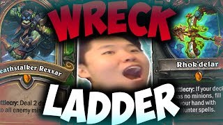 Spell Hunter Is WRECKING Ladder  RHOKDELAR  THE WITCHWOOD  HEARTHSTONE  DISGUISED TOAST [upl. by Anialahs]