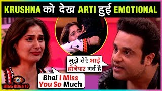 Family Week Special  Krushna Abhishek FEELS PROUD On Aarti Singh  Bigg Boss 13 [upl. by Estrellita687]