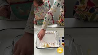 Shaving Cream Marbling [upl. by Hannasus]