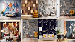 Latest 3d wall panels for living room  3d pvc wall panel Design  Gypsum boards 3d wall  interior [upl. by Amsab]