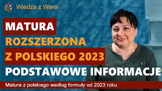 Matura rozszerzona z języka polskiego 2023 i 2024 [upl. by Delastre]