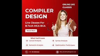 Compiler Design Online Live Classes For BTech MCA BCA [upl. by Voleta]