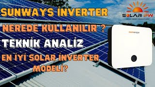 Sunways 6 kW On Grid Solar İnverter  solarpwcom [upl. by Harlamert]