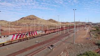 Rio Tinto Iron Ore Railway Cape Lambert  quotRailGallery20170622449quot [upl. by Petronia]