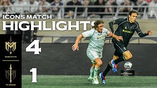 ATTACKERS vs DEFENDERS NEXON ICONS MATCH FULL MATCH HIGHLIGHTS SEEDORF PIRLO HENRY DROGBA [upl. by Willock901]