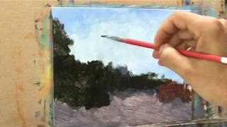 Acrylic Landscape Painting TUtorial [upl. by Iorgos]