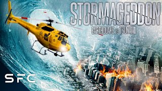 Stormageddon  Full Movie  Action SciFi Disaster  Earthquake Vs Tsunami [upl. by Perrine]