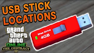 Unlock NEW Music All 3 NEW USB Locations in GTA 5 Online Contract DLC [upl. by Hasty]