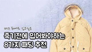 매년 패딩을 사는 이유는 질려서 입니다 질릴 수 없는 패딩 8가지 추천 [upl. by Malanie668]