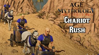 Chariot Archer 8 Minute Rush Isis Build Order Fast Age Heroic Age  Age of Mythology Retold [upl. by Aryl459]