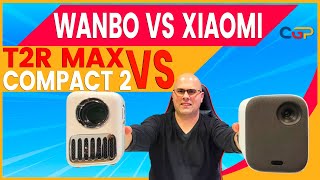 WANBO T2R MAX vs XIAOMI MI SMART PROJECTOR COMPACT 2 UMA BRIGA QUE QUASE NÃO TEVE VENCEDOR Geek232 [upl. by Tiphanie744]