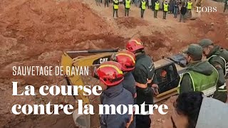 Les images de lopération au Maroc pour sauver le petit Rayan tombé dans un puits [upl. by Rockwell]