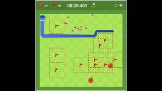 Google Snake Speedrun Minesweeper Mode Standard 25 Apples 3 Apples Standard 35235s PB [upl. by Nhor]