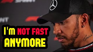 Lewis Hamilton VENTS Im not fast anymore [upl. by Spalding]