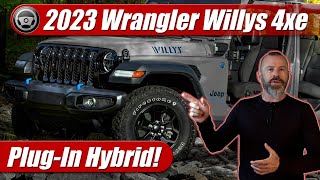 2023 Jeep Wrangler Willys 4xe PlugIn Hybrid [upl. by Leanne]