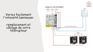 Variez facilement lintensité lumineuse avec Yokis  remplacement et câblage de votre télérupteur [upl. by Farrand]