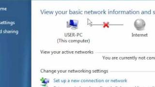 How to enable your network connection in Windows 7 [upl. by Novehc]