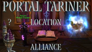 Mage Portal Trainer Location Alliance [upl. by Ramyaj]