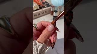 EASY Tortie nails nails beautyhacks [upl. by Rafat]