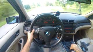 BMW E46 328i 300HP supercharger on board [upl. by Eemyaj]