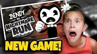 BENDY NIGHTMARE RUN  BENDY BOSS BATTLE New Bendy Game to Give You Nightmares [upl. by Berny]