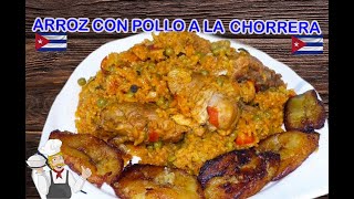 Receta Cubana de Arroz con Pollo a la Chorrera [upl. by Dawaj]