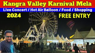 Kangra Valley carnival  Dharamsala Mela  Himachal Pradesh  Live Concert  Drone Show in Mela [upl. by Belter]