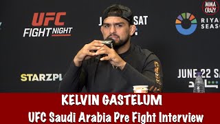 Kelvin Gastelum “Pretty worried” about ROUGH weight cut Will “bang it out” with Daniel Rodrigues [upl. by Nomael819]