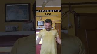 Wide Dumbbell Curl homeworkout bicepsworkout biceps fitnessmotivation youtubeshorts dumbbell [upl. by Silloc]