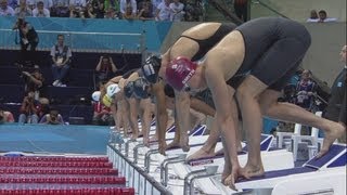 Womens Swimming 50m Freestyle  SemiFinals  London 2012 Olympics [upl. by Nyluqcaj933]