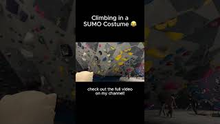 Climbing in a FAT SUIT climbing bouldering [upl. by Floeter433]