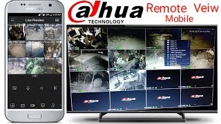 How to Dahua Dvr mobile view Configure by help anyone [upl. by Iramo]