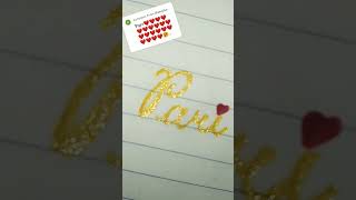 Pari name beautiful calligraphy 🥰😍 punjabi song name art 🎨 [upl. by Hootman]