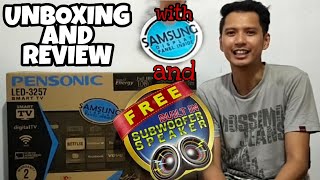 UNBOXING 32quot PENSONIC SMART LED TV AND REVIEWIm a Happy Mom PH [upl. by Eannyl83]